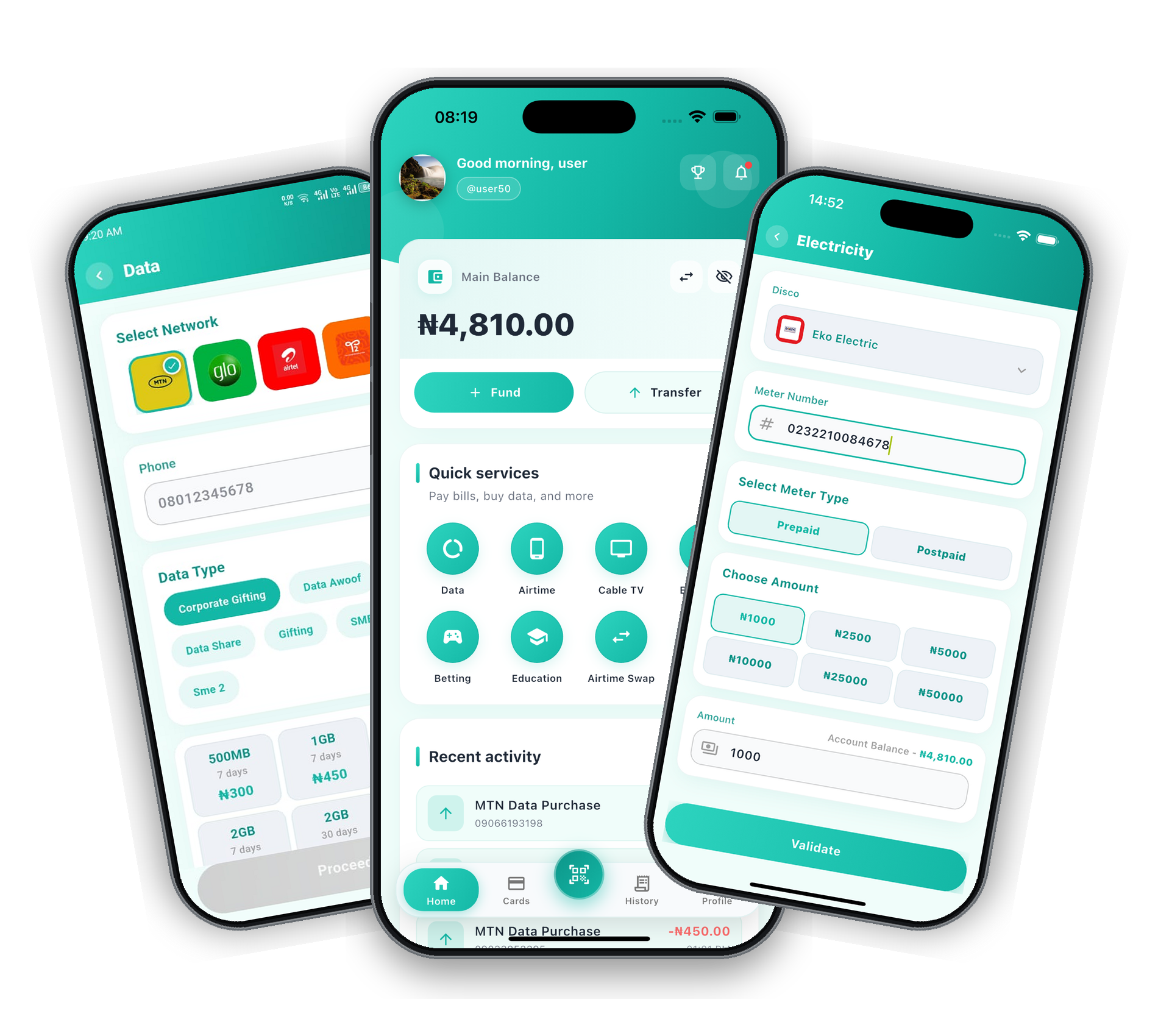 VTU Axis mobile app
